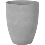 CROTON - Plantenbak - Lichtgrijs - 43 cm - Stenenmix