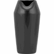 APAMEA - Decoratieve vaas - Zwart - Keramiek