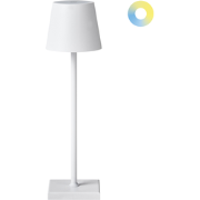 BACEIRO - Tafellamp - Wit - Aluminium