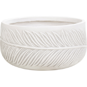 FTERO - Bloempot - Gebroken wit - 35 x 35 x 19 cm - Kleivezel