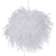 DRAVA - Kinderlamp - Wit - Veren