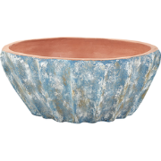 OSTRYA - Bloempot - Blauw -  51 cm - Terracotta