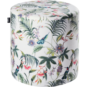 LOVETT - Poef - Meerkleurig - Fluweel