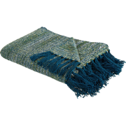 PAIRE - Plaid - Blauwgroen - 130 x 170 cm - Acryl