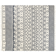 NAJUY - Plaid - Marineblauw - 220 x 240 cm - Katoen