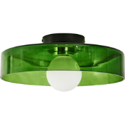 LUGUSE - Plafondlamp - Groen - Glas
