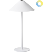 FRANCOLI - Tafellamp - Wit- Aluminium