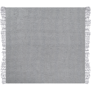 VELLA - Deken - Grijs - 220 x 240 cm - Katoen