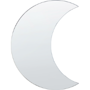 PESMES - Wandspiegel - Zilver  - Glas