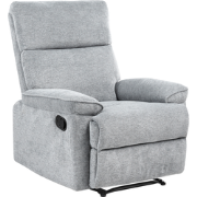 EVERTON  - TV-fauteuil - Grijs - Polyester