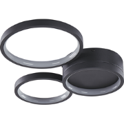 AGNAT - Plafondlamp - Zwart - Staal