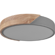 PATTANI - Plafondlamp - Grijs - Staal