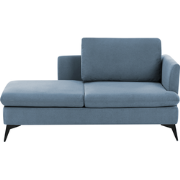 SIEVOZ - Chaise longue - Blauw - Rechtszijdig - Polyester