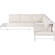 MARETTIMO - Tuinkussenhoezen set - Gebroken wit - Polyester