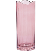PERDIKI - Decoratieve vaas - Roze - Glas