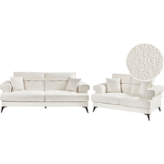 SKIVE - Bankenset - Wit - Bouclé