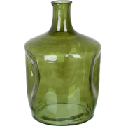 KERALA - Bloemenvaas - Olijfgroen - 23 cm - Glas