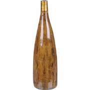 BURGOS - Bloemenvaas - Goudbruin - 13 cm - Terracotta