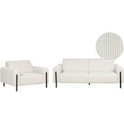 ASKIM - Woonkamerset - Gebroken wit - Corduroy