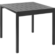 BARTICA - Tuintafel - Zwart - 81 x 84 cm - Synthetisch materiaal
