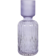 TRAGANA - Decoratieve vaas - Paars - Glas