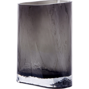 MITATA - Decoratieve vaas - Donkergrijs - Glas