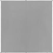 LUKKA  - Schaduwdoek - Grijs 300 cm - Polyester