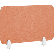 WALLY - Bureauscherm - Lichtrood - 72 cm - Polyester