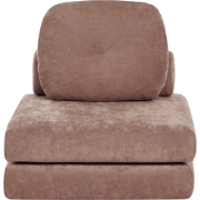 OLDEN - Slaapbank - Bruin - Stof