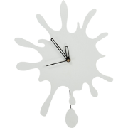 FULLY - Wandklok - Gebroken wit - MDF