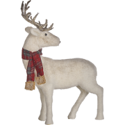 MUSTOLA - Decofiguur - Wit - 51 cm - Nepbont