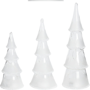 KIERINKI - Decofiguur - Wit - Glas