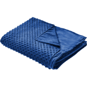 CALLISTO - Verzwaringsdeken hoes - Blauw - 120 x 180 cm - Polyester