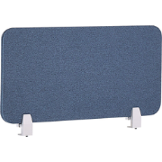 WALLY - Bureauscherm - Blauw - 80 cm - Polyester