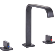 KAGERA - Wastafelkraan - Zwart  - Messing