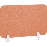 WALLY - Bureauscherm - Lichtrood - 80 cm - Polyester