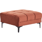 ALNES - Ottomaan - Lichtrood - Polyester