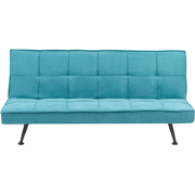 HASLE  - Slaapbank 3-zits - Zeeblauw - Polyester