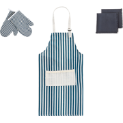 CUCUMIS - Keukentextiel set - Blauw - Polyester