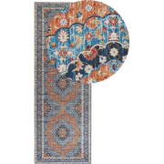 MIDALAM - Loper - Blauw - 70 x 200 cm - Polyester