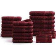 DoubleDry Hotel Handdoeken 30-delig Set - 100% Katoen 500 g/m2 - Zacht...
