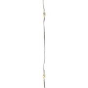 Micro led strengverlichting basic op batterij 195cm-40l zilver warm wi...