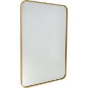 Fragix Boston Spiegel Rechthoekig - Goud - Metaal - 90x60