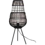 Clayre & Eef Vloerlamp Zwart IJzer
