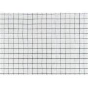 Krumble Theedoek met ruitpatroon groot- 40 x 60 cm - Katoen - Wit