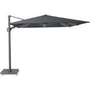 Zweefparasol Challenger T2 Glow 300x300 cm antraciet zonwering