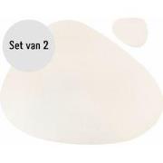 Krumble Placemat set design - 2 stuks - Wit