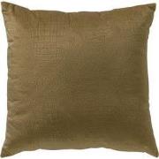 Dutch Decor CROCO - Sierkussen 40x40 cm - subtiele kroko print - Milit...