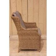 Darwin stoel rattan grey