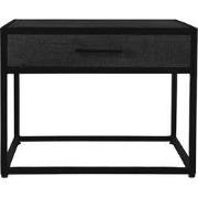 Benoa Jax 1 Drawer Coffee Table Black 60 cm